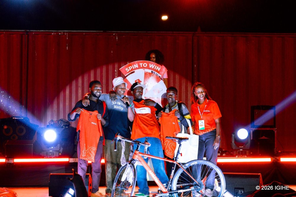 First winners take home prizes from Amstel during Tour du Rwanda 2026