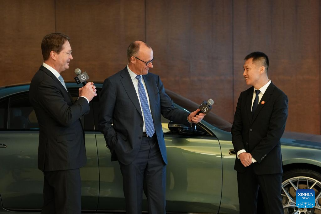 German Chancellor Merz promotes cooperation during China enterprise visits