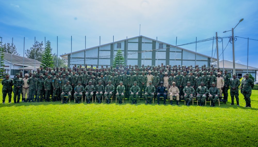 Over 400 officers,other ranks complete military career courses at Gabiro Combat Training Centre