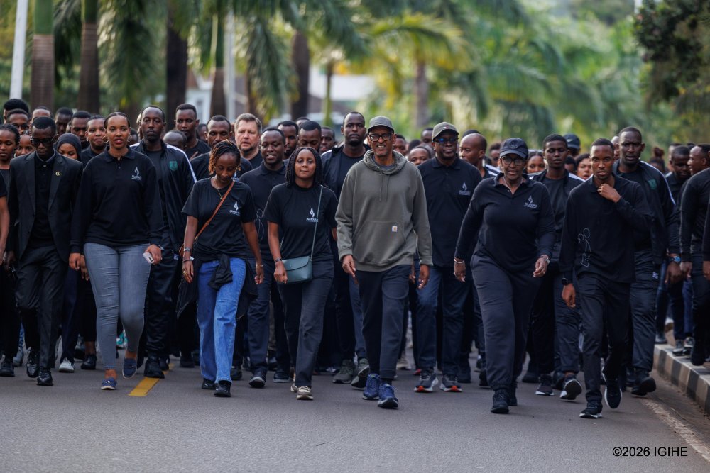 President Kagame and First Lady Jeannette Kagame attend ‘Walk to Remember’