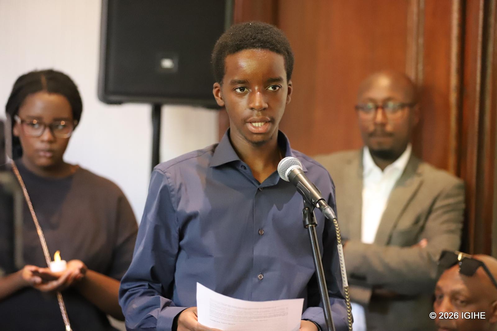 Namur: Christian Cyusa’s moving voice resonates in tribute to victims of Genocide against the Tutsi