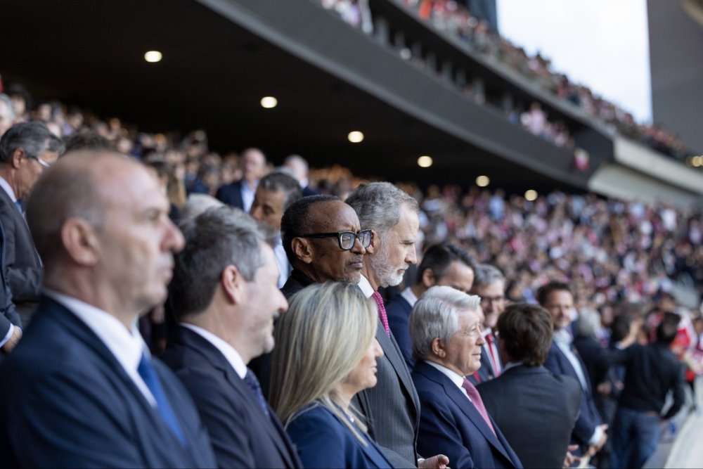 President Kagame attends Atlético Madrid–Arsenal Champions League semi-final