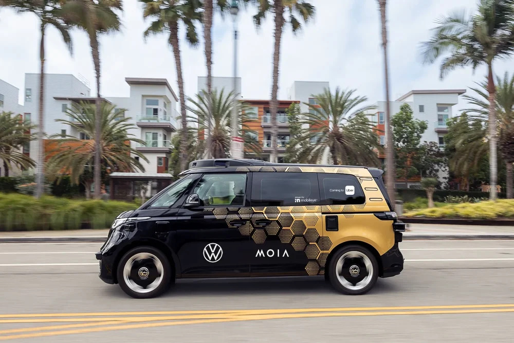 Volkswagen and Uber begin testing self-driving minibuses