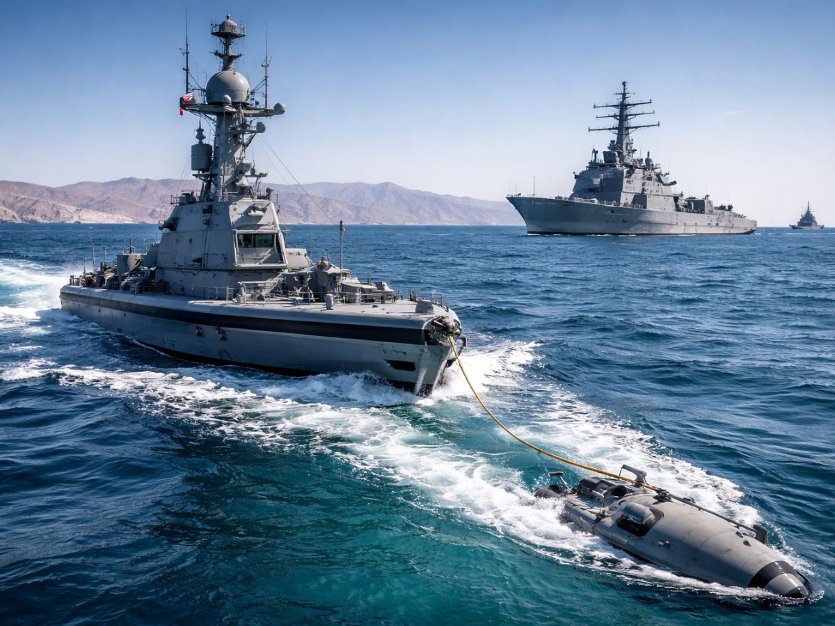 U.S. Navy demines Strait of Hormuz using robots: reports