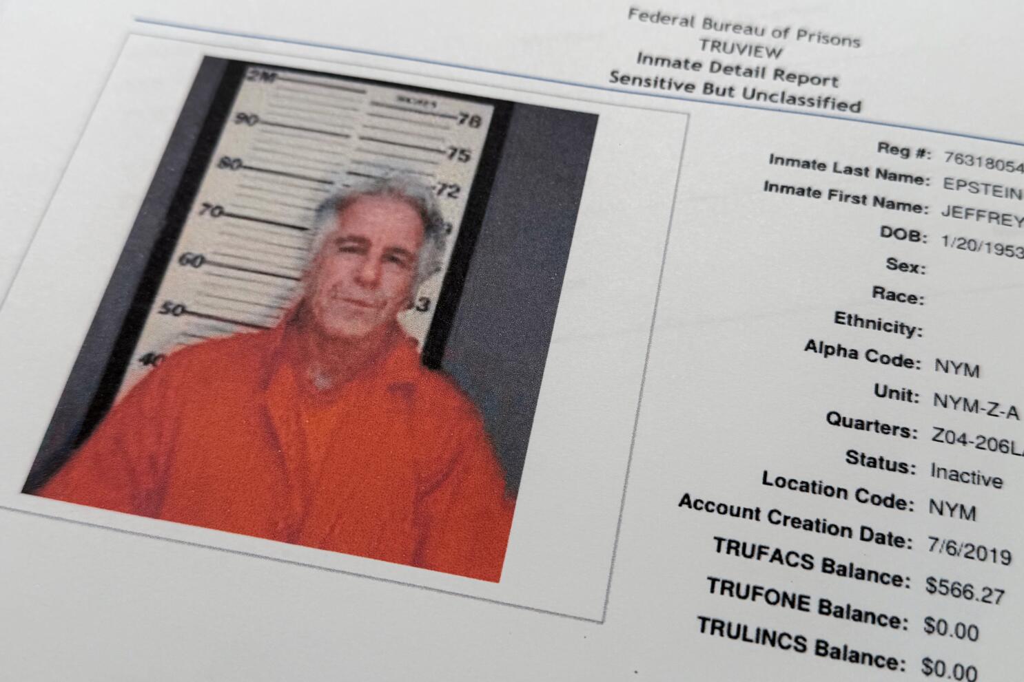 U.S. judge releases purported Epstein suicide note