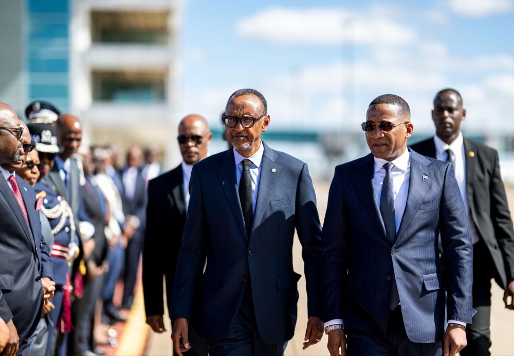 President Kagame in Botswana for a two-day state visit