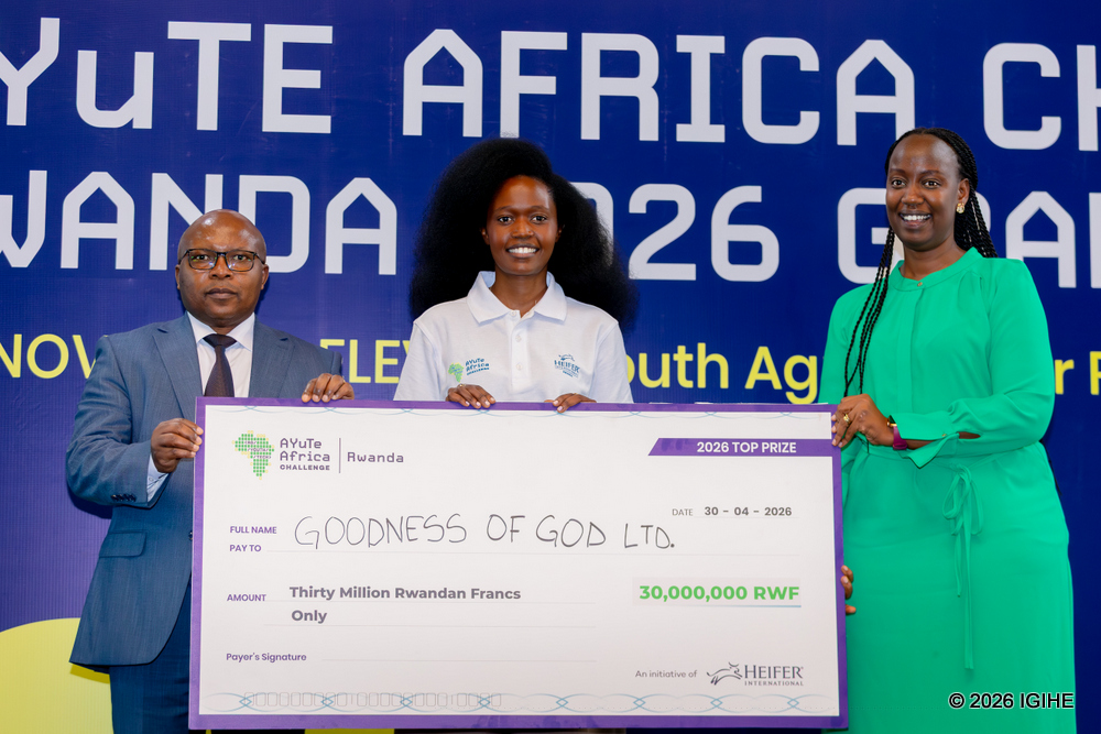 Rwandan youth agritech innovators win Rwf 65 million in AYuTe Africa Challenge