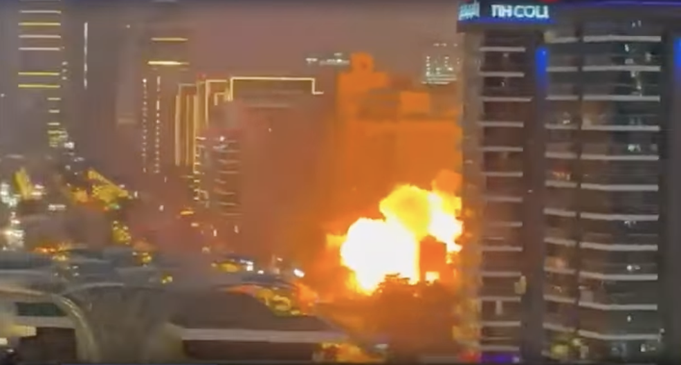 6 UAE landmarks struck by debris in Iranian retaliatory barrage