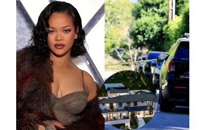 Rihanna safe after gunshots fired at her Beverly Hills mansion