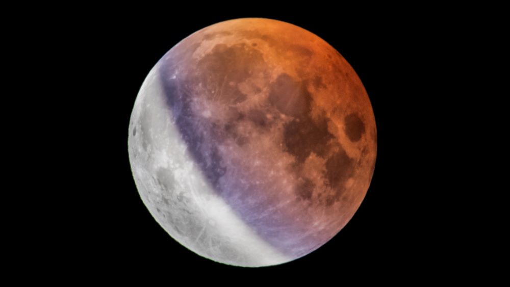 Rare blue glow spotted on Moon during Tuesday’s total lunar eclipse