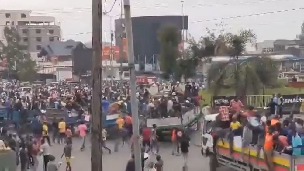 Goma residents protest,urging AFC/M23 to liberate the entire DRC